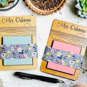 Ocean Themed Post It Note Holder