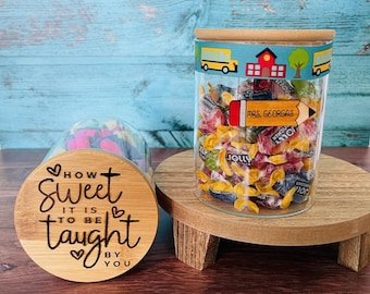 Teacher Appreciation Candy Jar