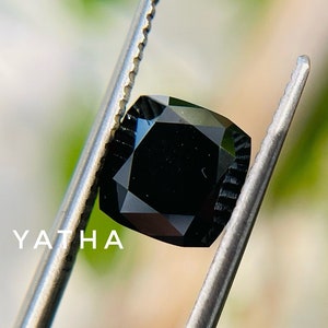 5 MM to 10 MM Old Mine Cushion Shape Loose Moissanite Black Color Brilliant Cut Excellent VVS1 Grade USA Seller