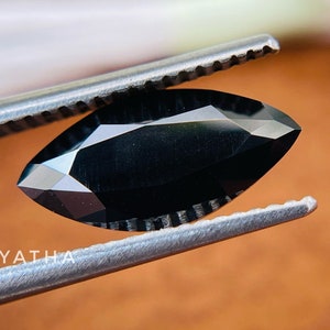 Black Marquise Cut  7 To 14 MM Moissanite, Handcrafted Moissanite for Engagement Ring or Custom Jewelry, Loose Moissanite for Gift