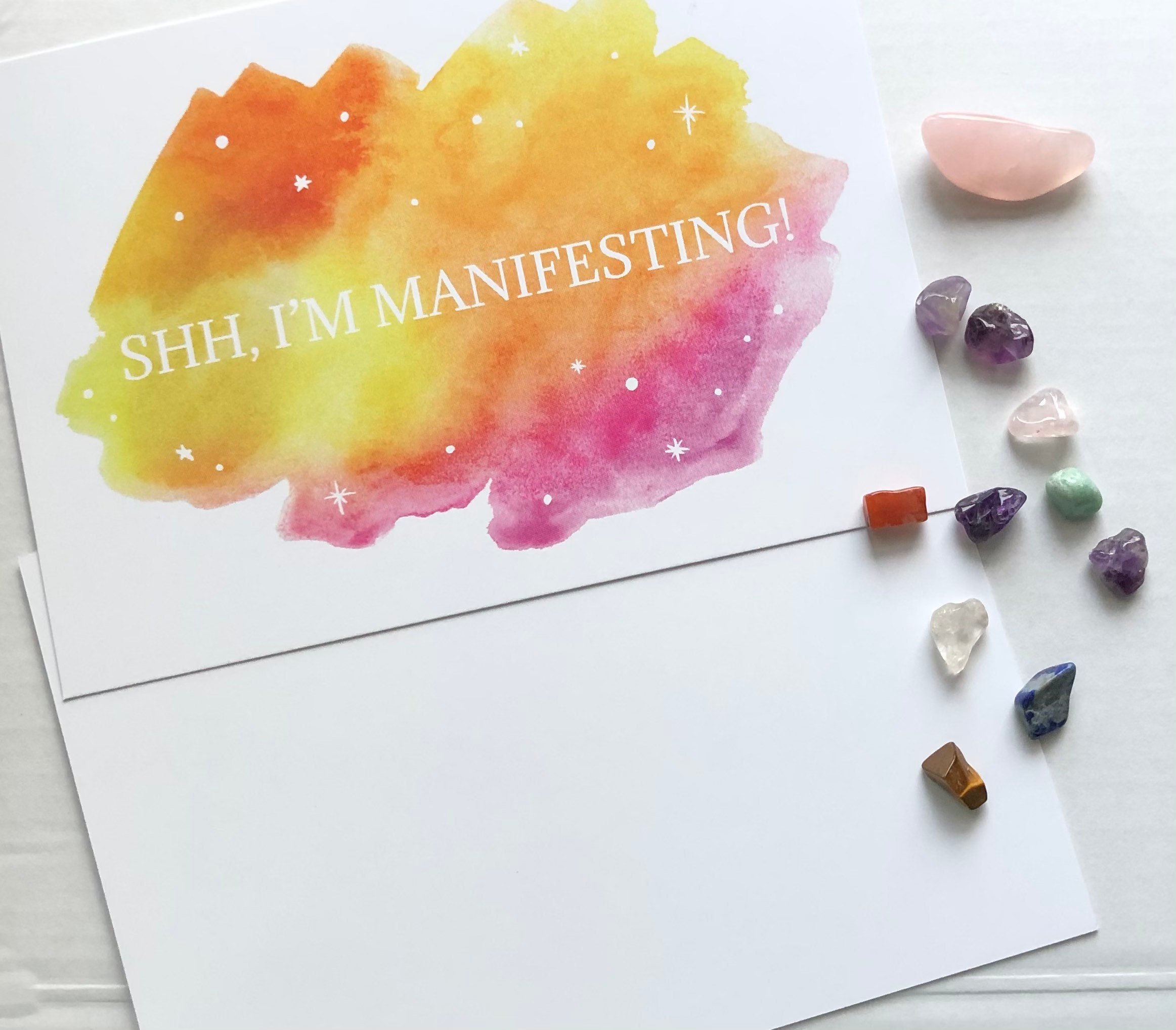 Mini Manifestation Kit Spiritual Gifts Universe Gifts Etsy