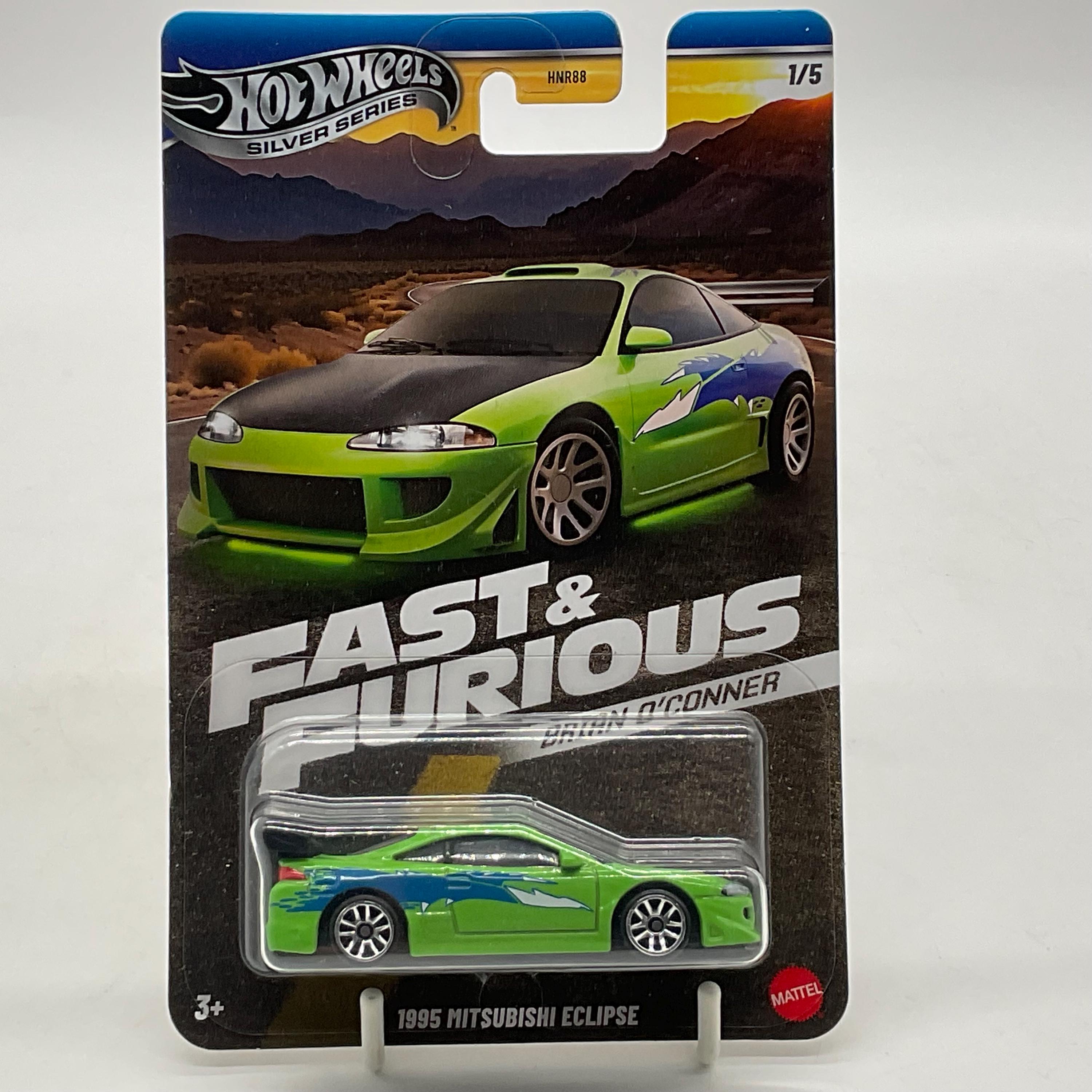 Hot Wheels Fast & Furious 1995 Mitsubishi Eclipse, Silver Series