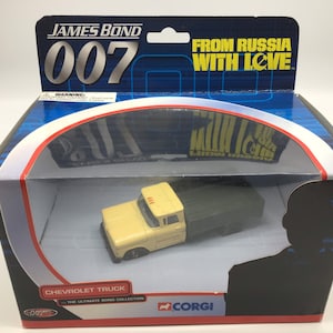 Corgi Toys Diecast James Bond 007 Chevrolet Truck, gifts for him, Birthday Gifts, Vintage Toys, Retro Toys, Christmas Gifts, Gifts for Dad