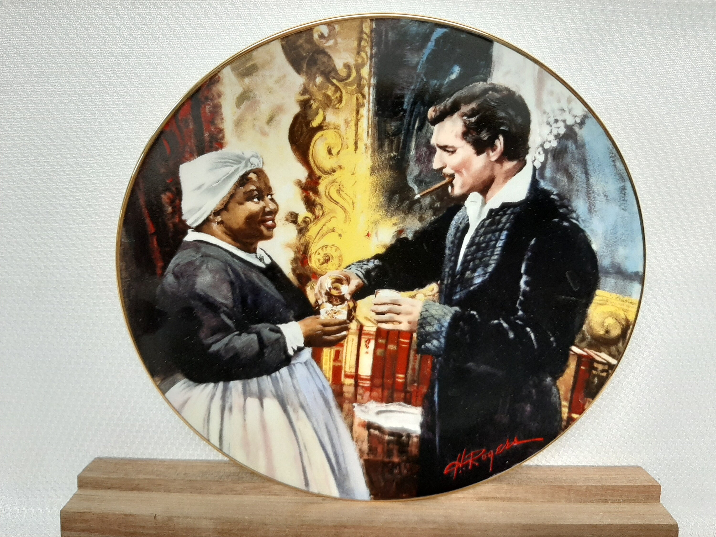 "Gone With the Wind" Golden Anniversary Collector Plates "Gone With the Wind" Golden Anniversary Collector Plates