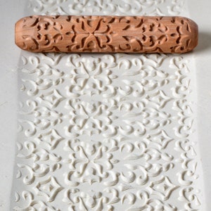 Pottery Hand Roller / Clay Texture Tool - Wrought Iron R14
