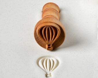 Pottery Stamp / Clay Texture Tool - Hot Air Balloon S25
