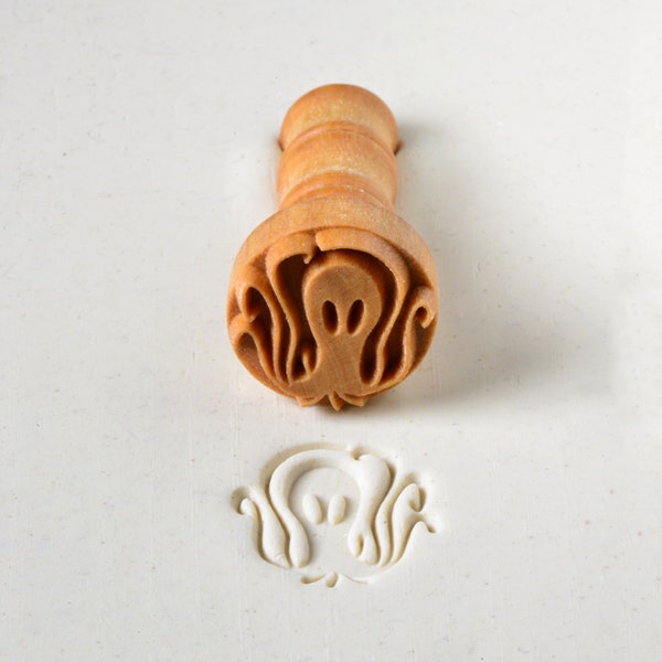 Pottery Stamp / Clay Texture Tool - Octopus S26