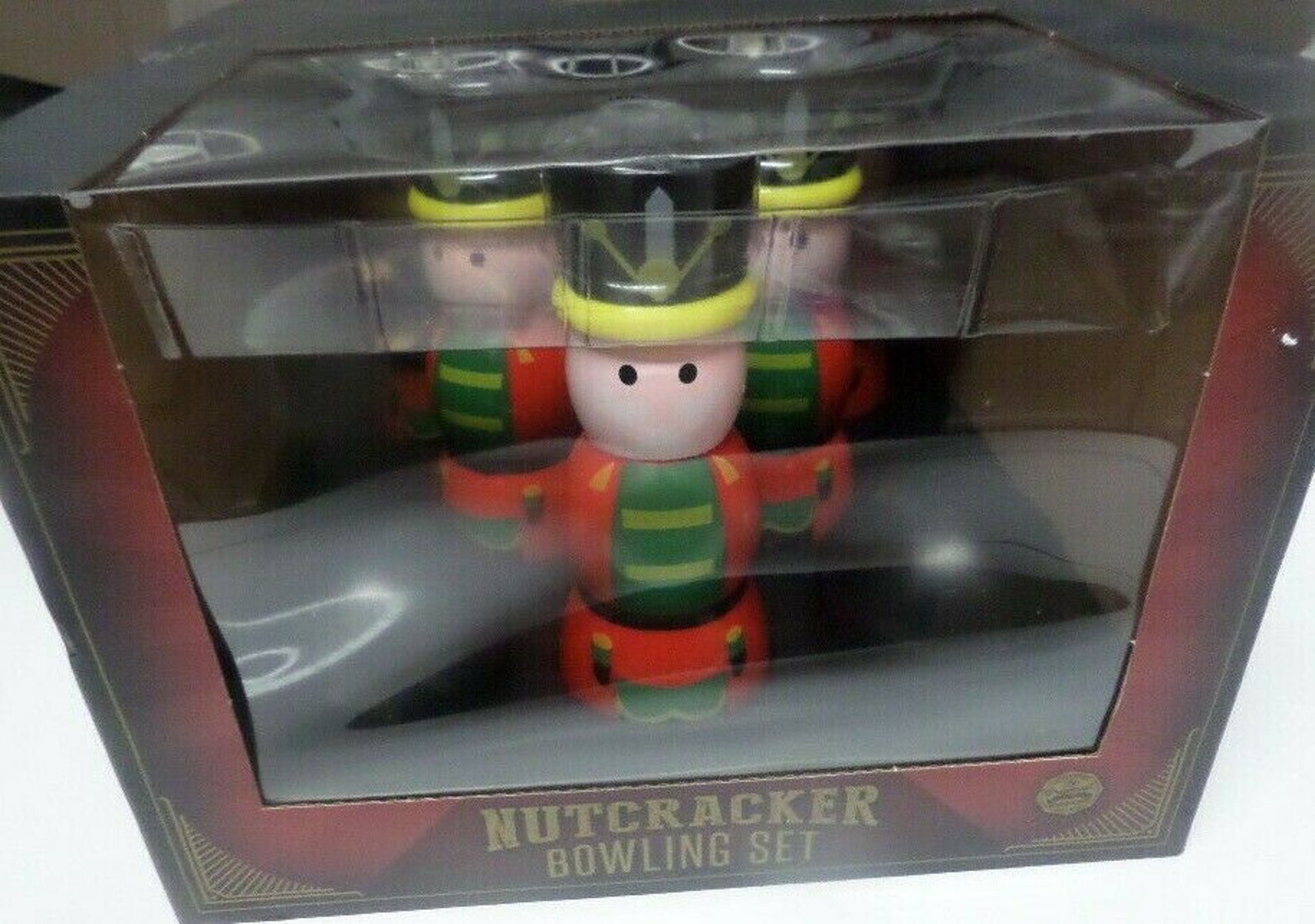 Nutcracker Bowling Set with Two Bowling Balls The Original Etsy