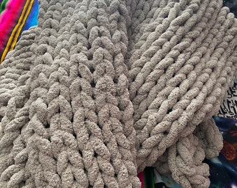 Chunky Knit Blanket