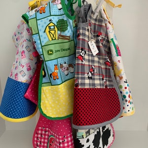 Adorable Reversible Toddler Bibs - A Grandparent Must When the Kiddos Come for a Visit