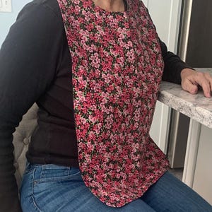 Adult Bibs with Crumb Catcher (Ladies Prints)
