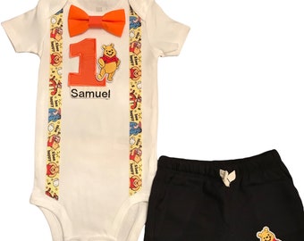 Bear First Birthday Outfit