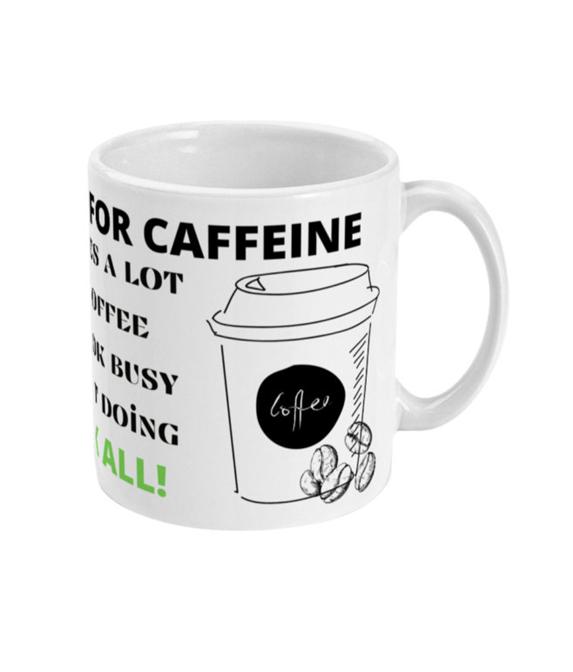 Rude Coffee Work Mug more in shop low postage Etsy