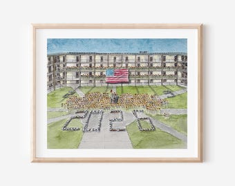 VMI Class of 2026 Breakout Limited Edition Watercolor Art Print