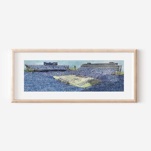 Penn State Football Stadium Watercolor Print, Beaver Stadium Watercolor Art, Penn State University Football Stadium Print, Penn State Fans