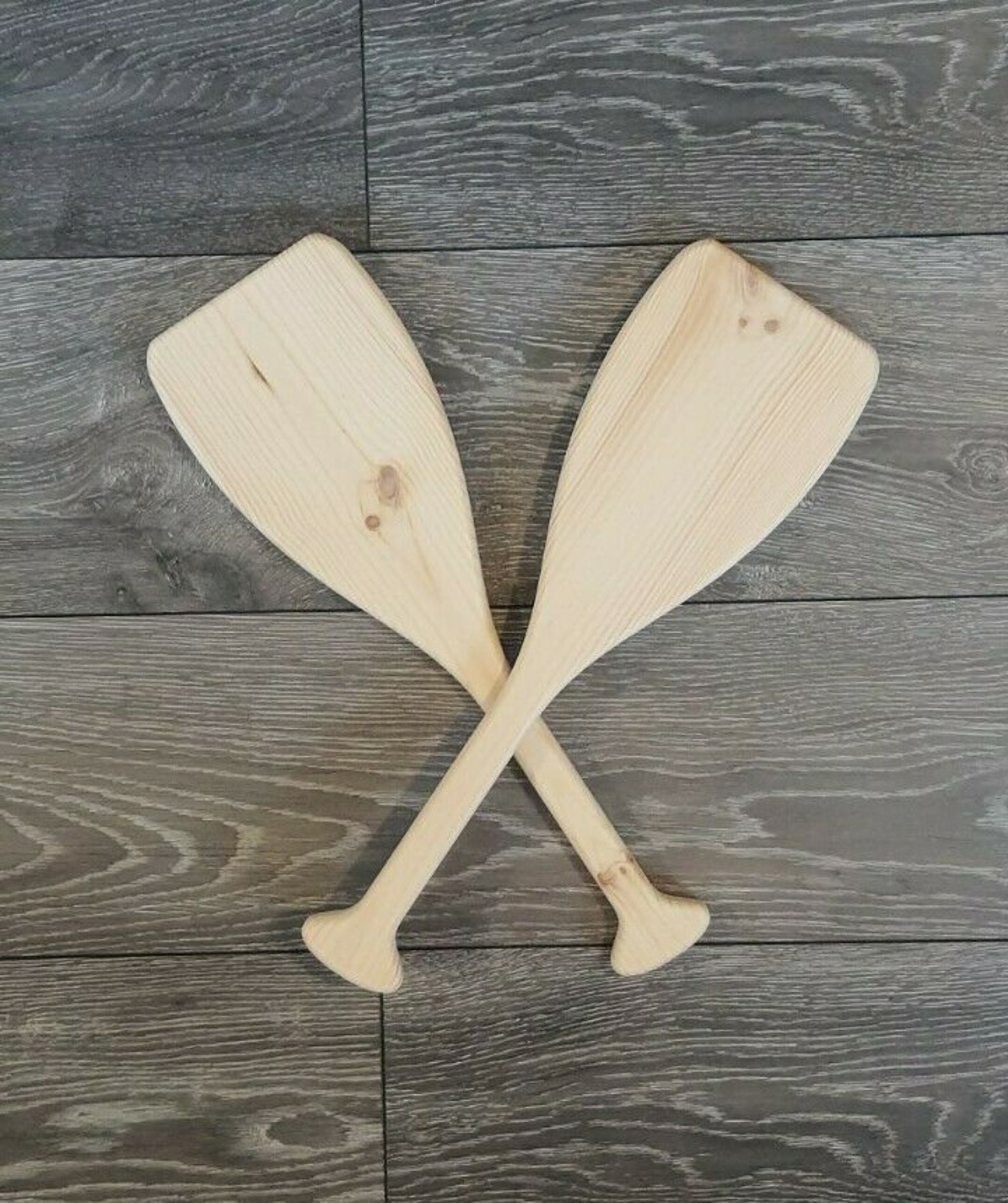 Wooden Paddles X 2 Large Craft Blanks Etsy