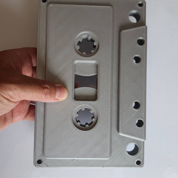 Large Cassette Tape Digital STL file INSTANT DOWNLOAD, for 3d Printer