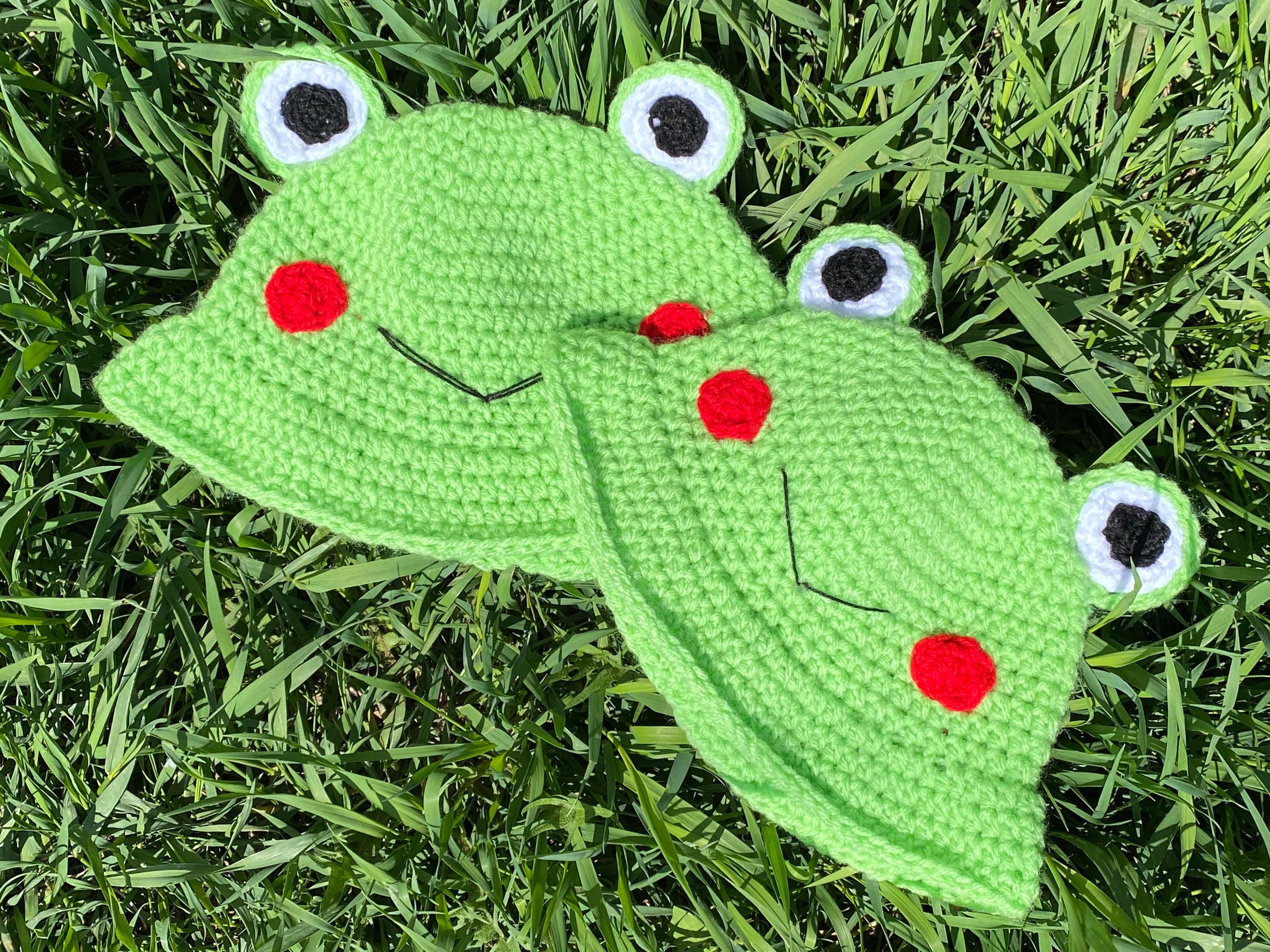 Crochet Frog Bucket Hat Cute Bucket Hat Etsy