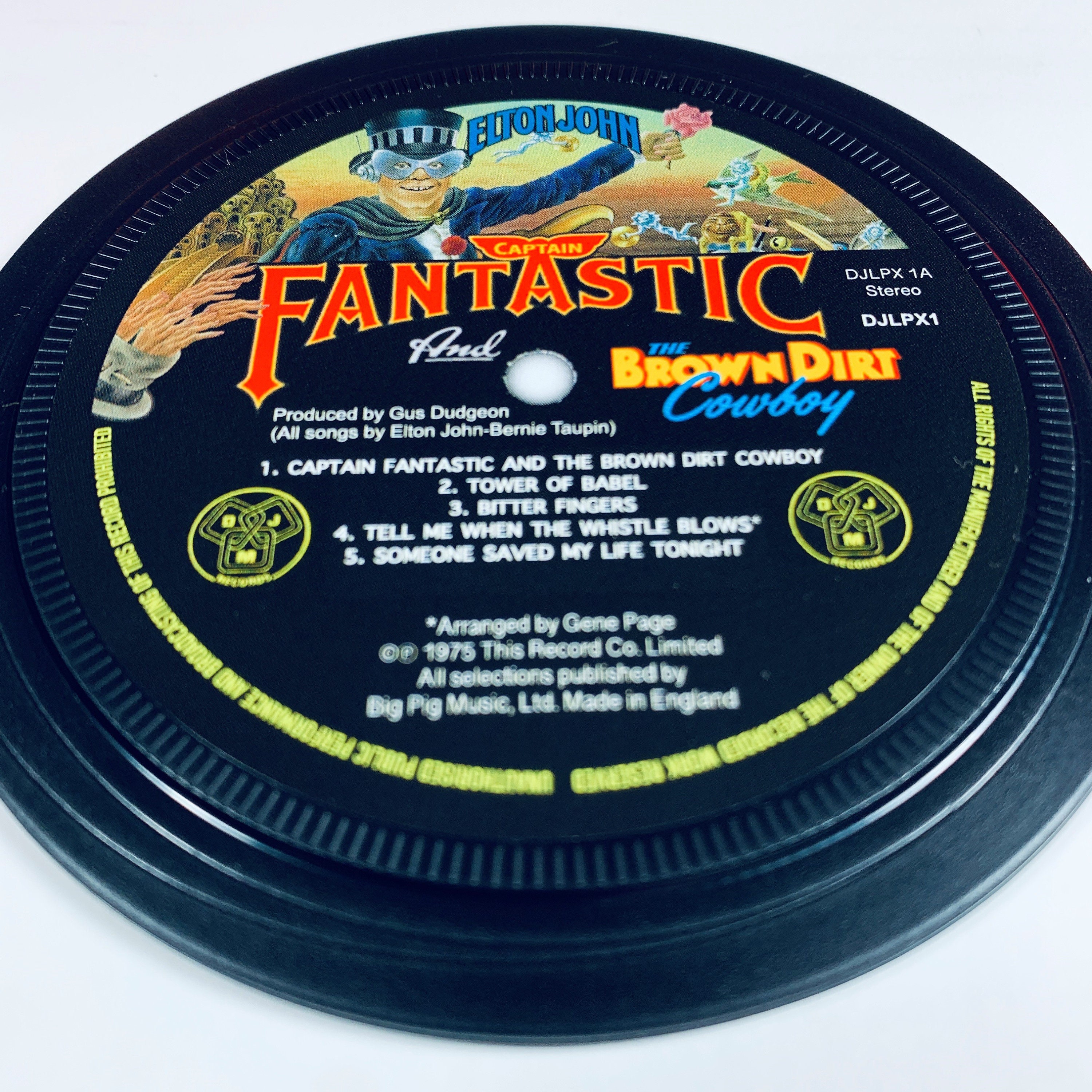 Home & Living Drink & Barware 2 Vinyl Record Label coasters ...