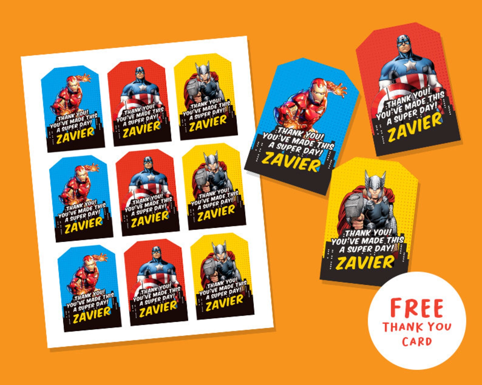 Avengers Birthday Invitation Superhero Birthday Party Etsy