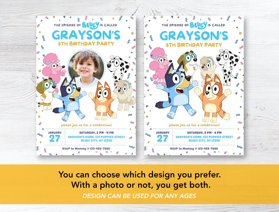 Editable Canva Invite (5x7)