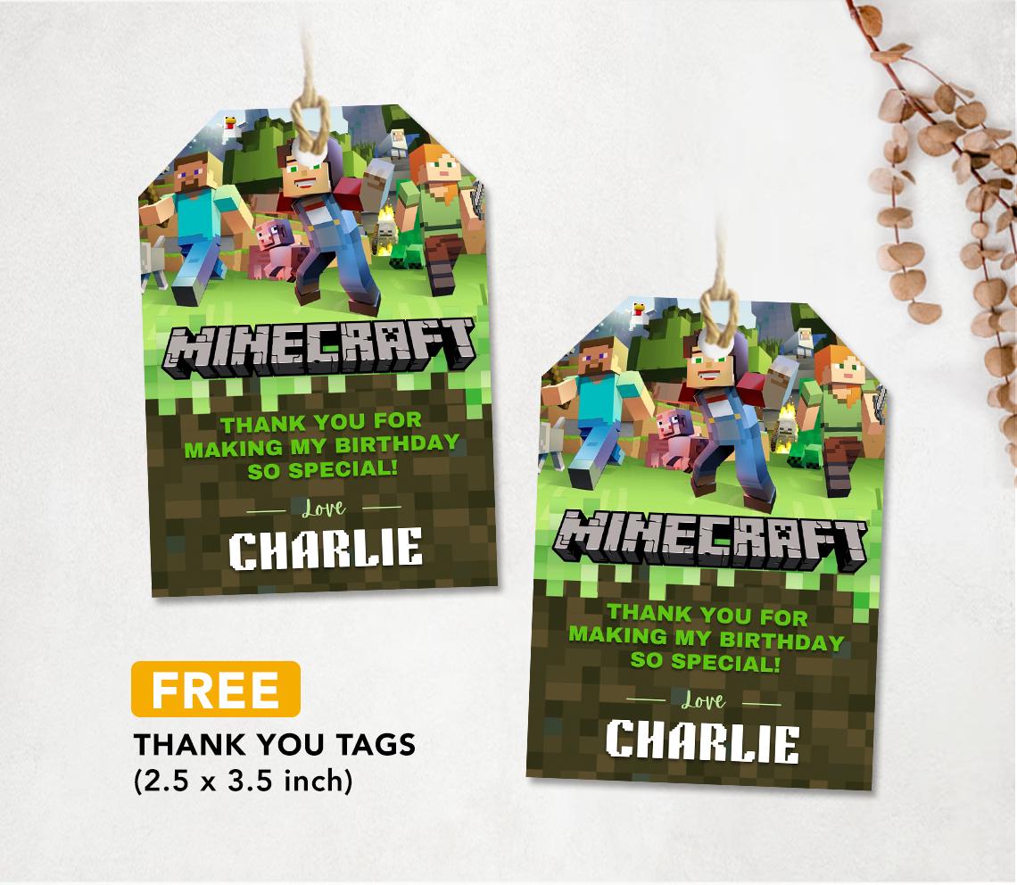 Minecraft Welcome Sign (Digital)
