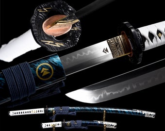 Fantasma de Tsushima, Katana y Tanto, espada samurái japonesa, Katana real  afilada, espada hecha a mano, espiga completa, acero de alto manganeso -   México