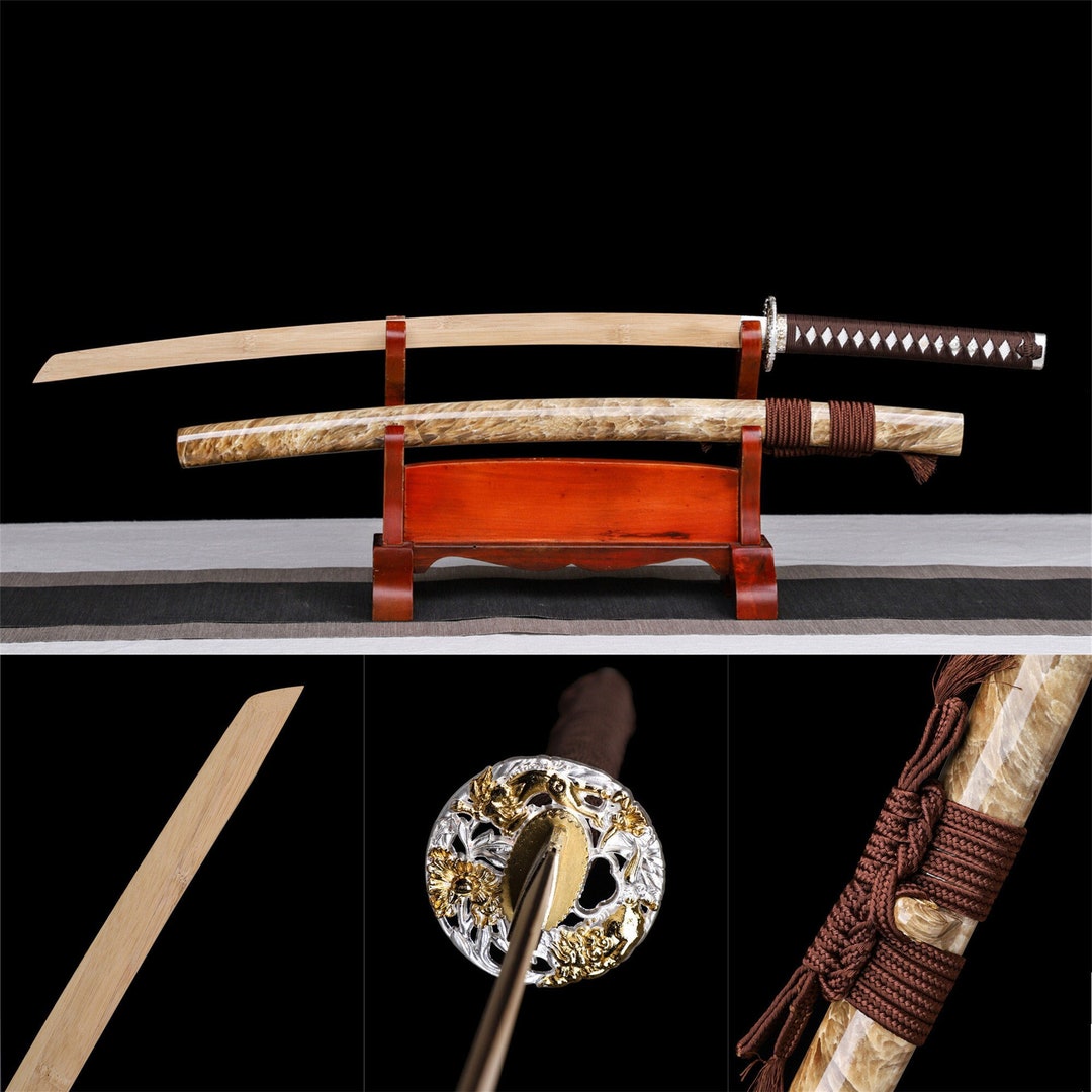 Granite Katana,wooden Katana,japanese Samurai Sword,handmade Wooden