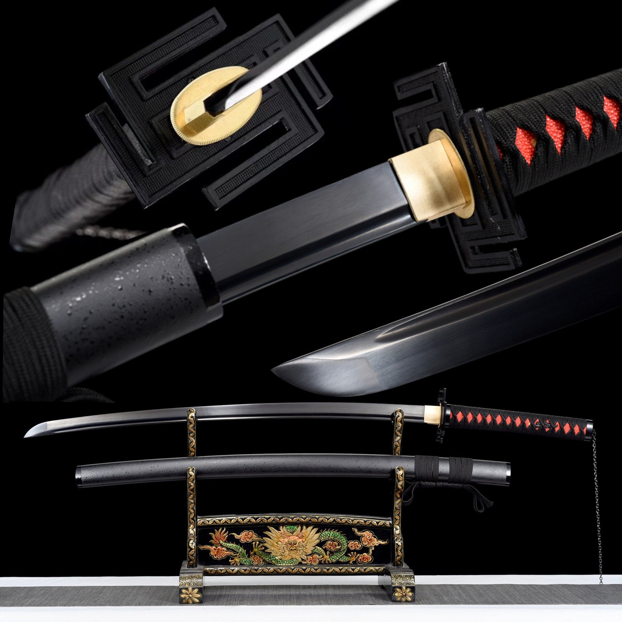 Samurai Letter Opener, Envelope Opener Knife Metal Letter Opening Knife, Envelope  Slitter, Silver and Gold 