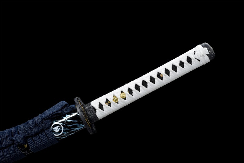 Ghost of Tsushima,Katana and Tanto,Japanese Samurai Sword,Real Katana,Handmade sword,High manganese steel image 5