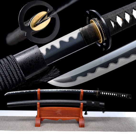 Miyamoto Musashi Katana,Espada samurái japonesa,Katana real hecha a  mano,Acero de alto manganeso -  México