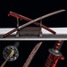 Red Crack katana,Wooden Katana,Japanese Samurai Sword,Handmade Wooden Sword,Training Sword,Rosewood blade/Bamboo Blade 
