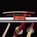 Two-Color Katana,Black and red,Wooden Katana,Japanese Samurai Sword,Handmade Wooden Sword,Bamboo Blade 