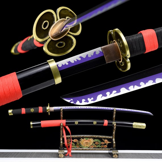 Zolo Wado Ichimonji Japanese Katana Fantasy Anime Sword with Scabbard New |  eBay