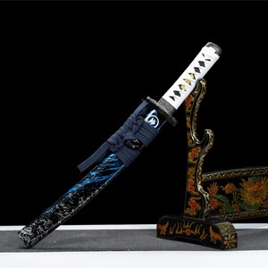 Ghost of Tsushima,Katana and Tanto,Japanese Samurai Sword,Real Katana,Handmade sword,High manganese steel image 10