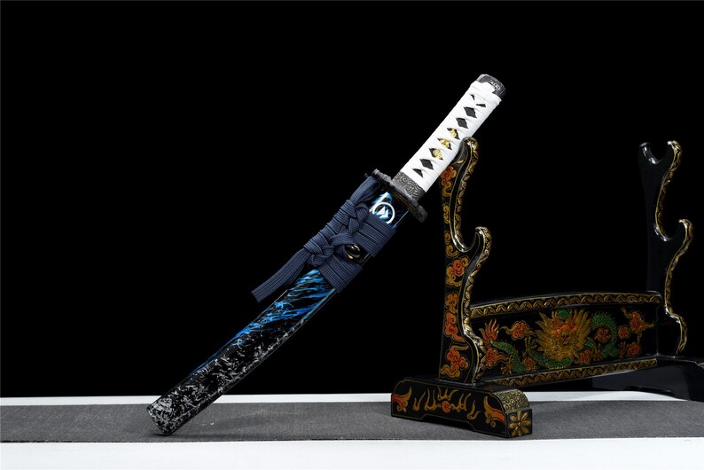 Ghost of Tsushima,Katana and Tanto,Japanese Samurai Sword,Real Katana,Handmade sword,High manganese steel image 10