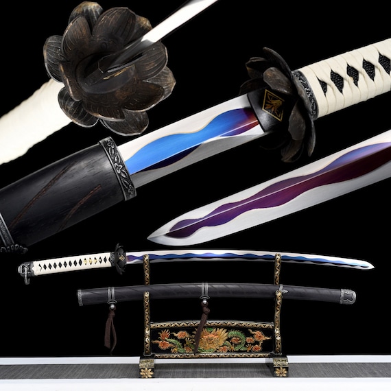 Black Undead Cut Katana,sekiro: Shadows Die Twice,japanese Samurai  Sword,real Handmade Katana Sword,high Manganese Steel,full Tang 