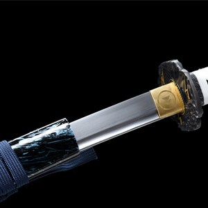 Ghost of Tsushima,Katana and Tanto,Japanese Samurai Sword,Real Katana,Handmade sword,High manganese steel image 2