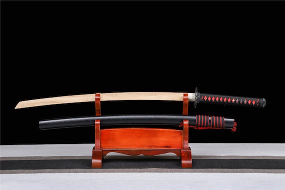 Katana de mariposa voladora, Katana de madera, espada samurái japonesa,  espada de madera hecha a mano, hoja de bambú -  México