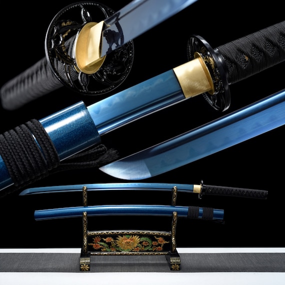 Katanas japonesas reales, espadas de hoja templada de arcilla de