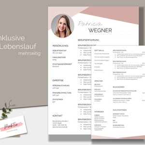Application template German Professional resume template Word & Pages image 6