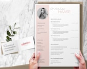 Professionelle Bewerbungsvorlage | Lebenslauf Vorlage deutsch Word, Pages, LibreOffice | Modern CV template