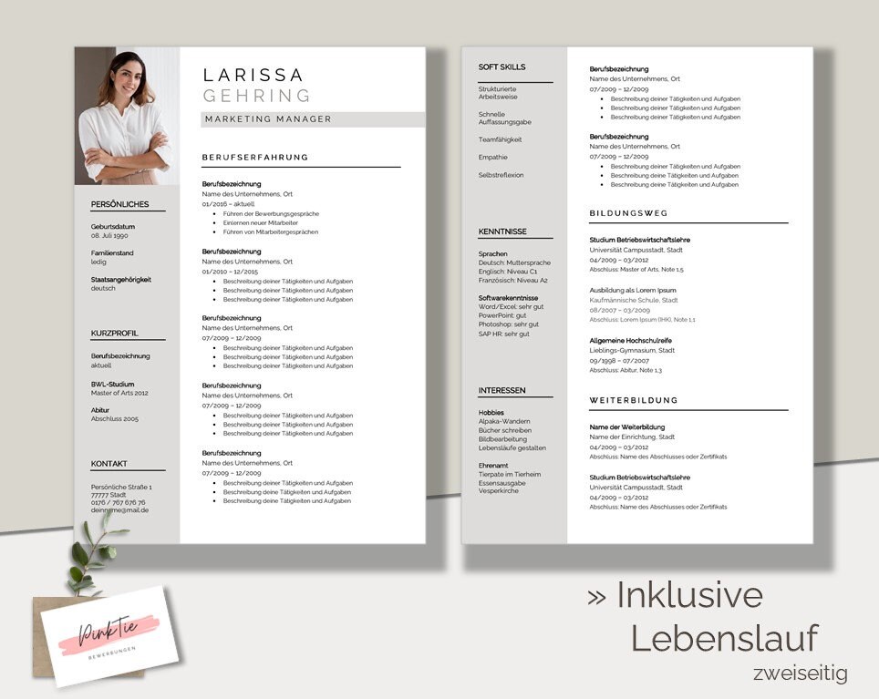 Lebenslauf Vorlage Deutsch Professionelle Bewerbungsvorlage Word Etsy de lebenslauf-vorlage-deutsch-professionelle-bewerbungsvorlage-word-etsy-de