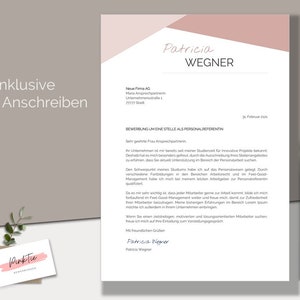 Application template German Professional resume template Word & Pages image 4