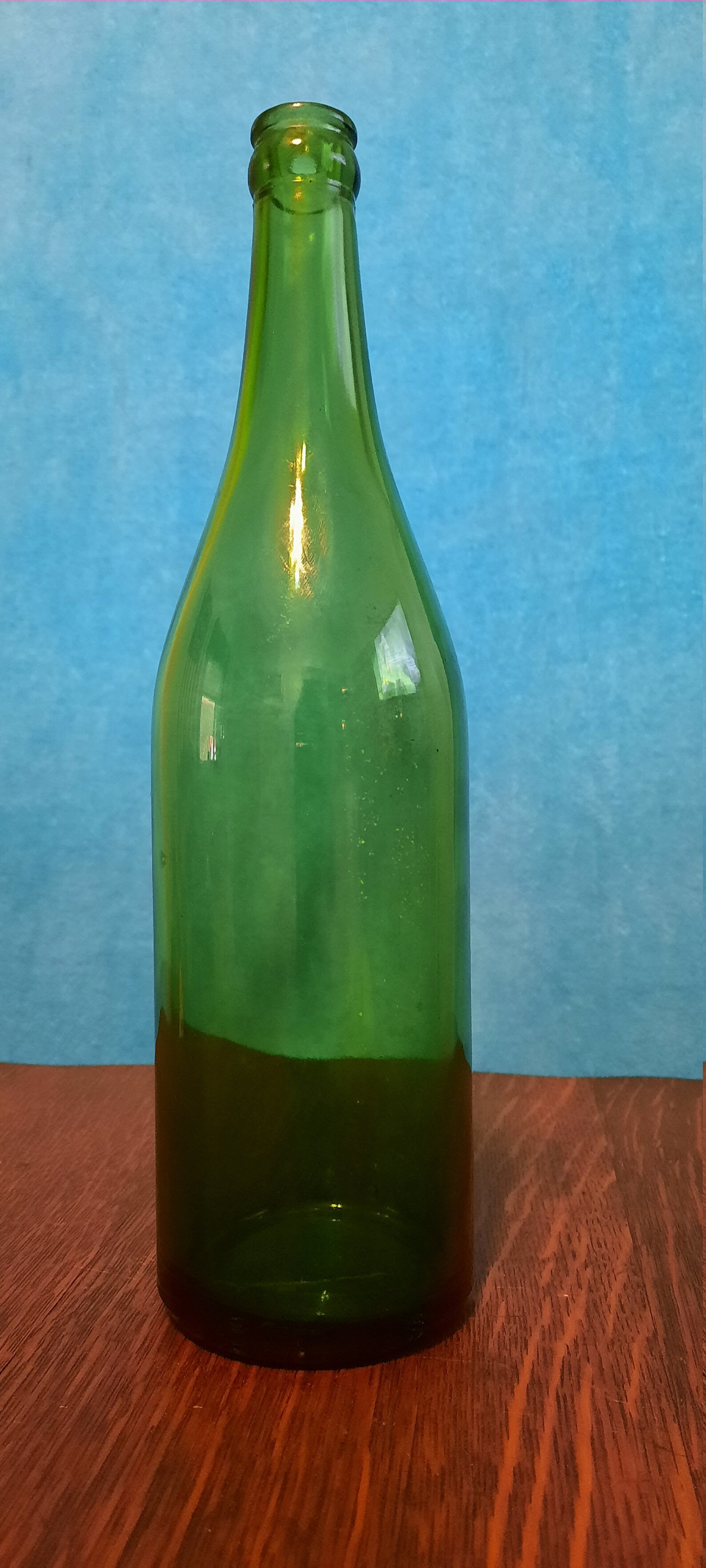 Vintage 19401950 Early Douglas Glass green glass soda bottle Etsy