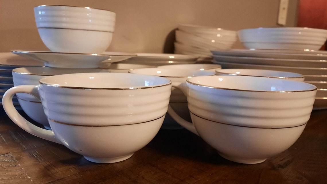 Set Gibson Everyday China de 40 piezas Etsy España