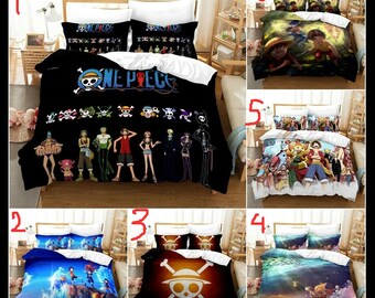 Quilt Cover Bed Sheet Anime Bakemonogatari Blanket Double-Bed Full Set 4PCS #X81