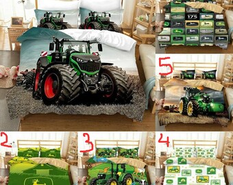 Tractor Bedding Etsy
