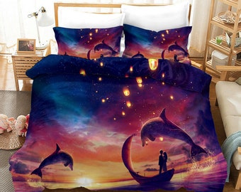 Dolphin Bedding Etsy