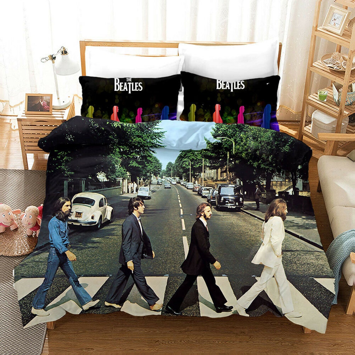 The Beatles Quilt Cover Bedding Set 3PCS Duvet Cover Etsy
